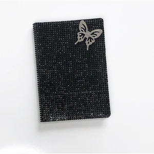 Butik Sultan's Swarovski Taşlı Parlak Pasaport Kılıfı