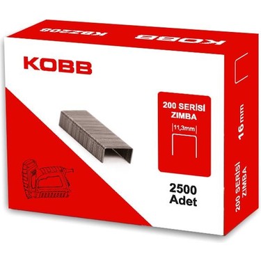 Kobb Kbz216 16mm 2500 Adet 200 Serisi Ağır Hizmet Tipi Zımba Fiyatı