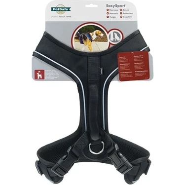 Easy Sport Harness Medium Siyah K pek Tasmas Fiyat