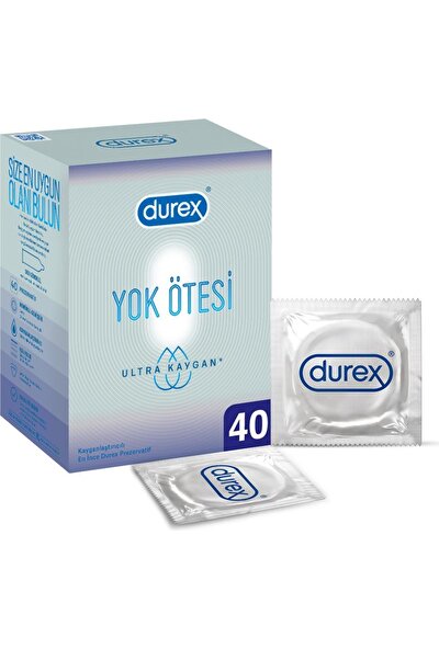 Durex Yok Ötesi Ultra Kaygan 40'lı İnce Prezervatif