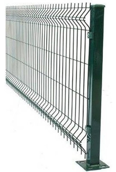 Galipoğlu 75 x 250 Panel Çit - 4.0 mm - Yeşil Panel Çit Takımı 1 Adet