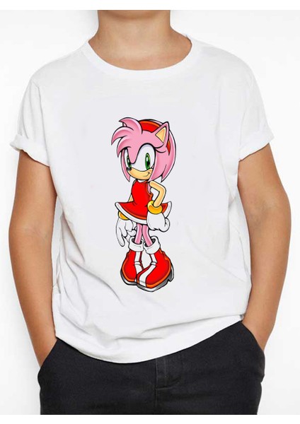 Sonic Amy Rose Çocuk Tişört