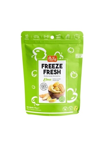 Freeze Fresh Dilim Elma 18 gr x 3
