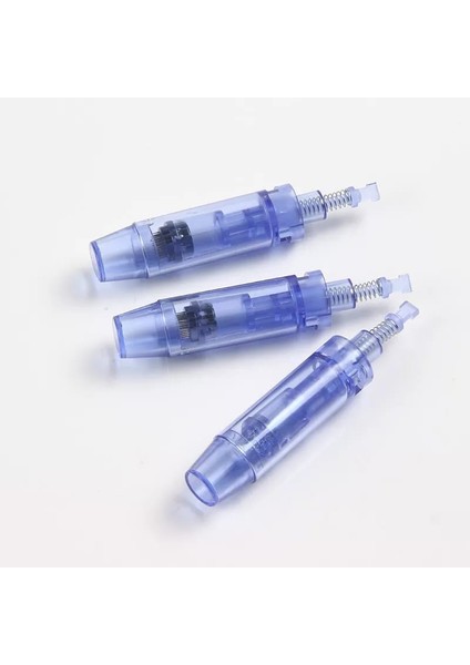 5 Adet 24 Pin Orijinal Dermapen Iğne Kartuşu Mavi Soketli