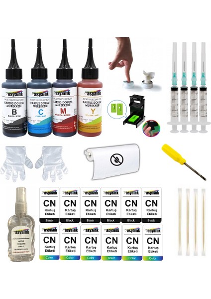 Canon Uyumlu Mürekkep Seti 4X100 ml