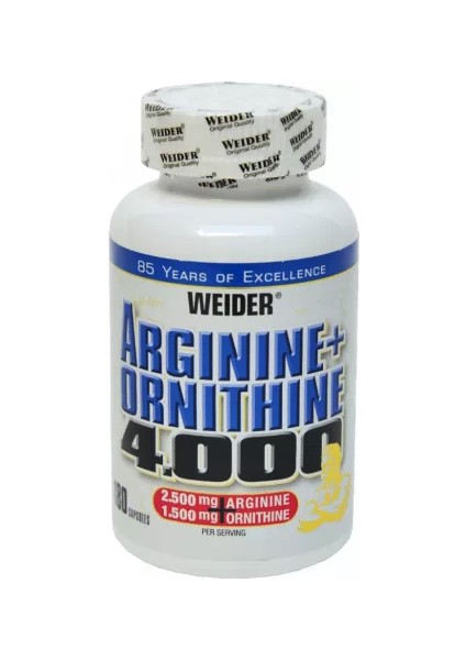 Arginine + Ornithine 4.000 mg 180 Capsul.