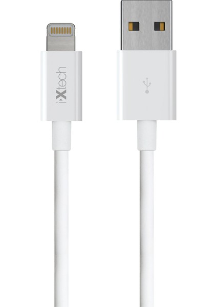 Lightning to USB Data ve Hızlı Şarj Kablosu 1 mt Beyaz IX-05-Ap