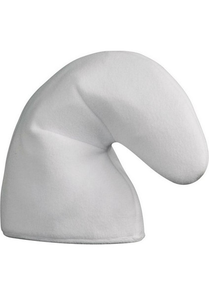 Şirinler Şapkası Erkek Çocuklar İçin Kaliteli Beyaz Keçe Kumaş Düz Desen