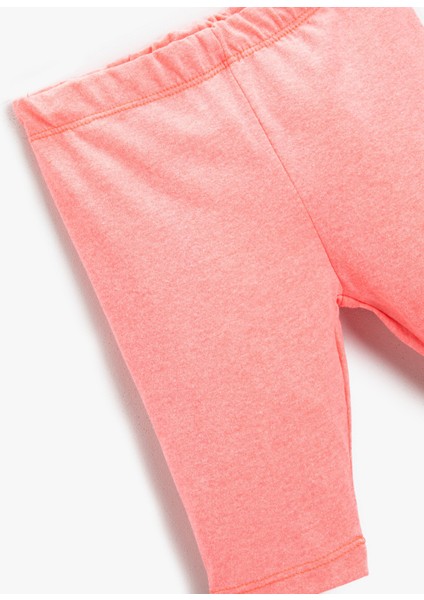 2SMG40004AK Lastikli Dar Kalıp Düz Pembe Bebek Tayt modelleri