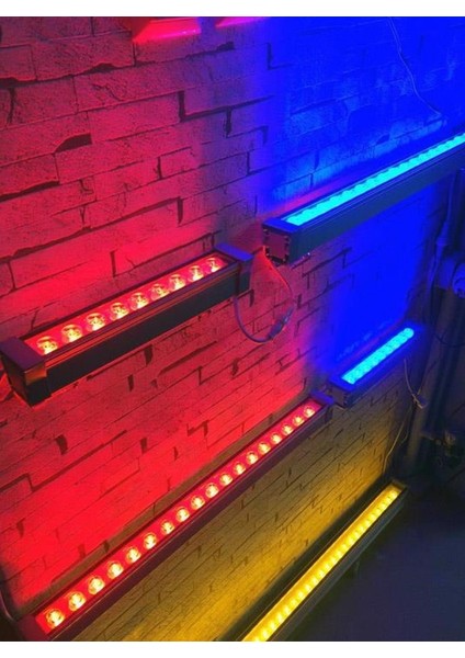 9 x 1W Wallwasher 25 cm Kırmızı fiyatları