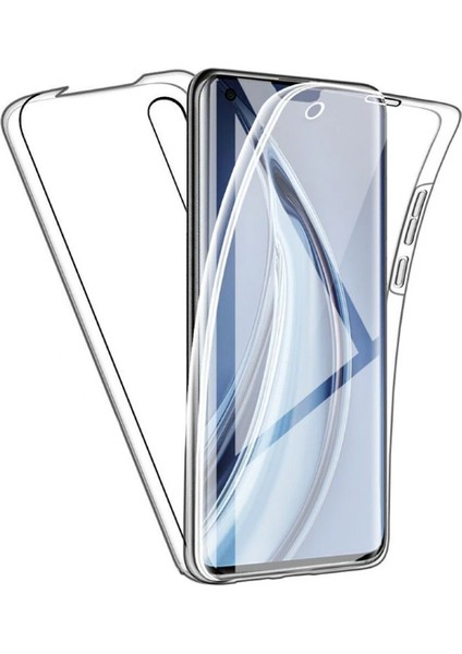 Xiaomi Mi 10 Kılıf 360 Tam Koruma Şeffaf Silikon