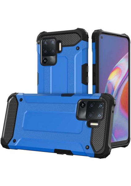 Oppo Reno 5 Lite Kılıf Crash Tank Zırh Silikon Kapak
