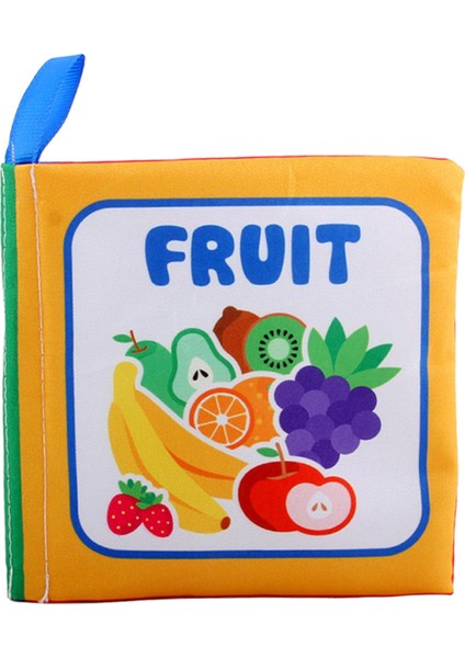 Yumuşak Bebek Bez Kitaplar Erken Eğitim Bulmaca Çocuk Kız 0-24 Ay Duş Meyve (Yurt Dışından) fiyatları