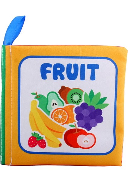 Yumuşak Bebek Bez Kitaplar Erken Eğitim Bulmaca Çocuk Kız 0-24 Ay Duş Meyve (Yurt Dışından) indirimleri