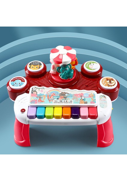 Okul Öncesi Bebek Toddlers Kırmızı Için Etkinlik Masası Eğitim Oyuncak Oyun Merkezi (Yurt Dışından) fiyatları
