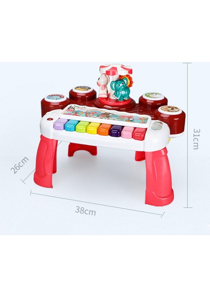 Okul Öncesi Bebek Toddlers Kırmızı Için Etkinlik Masası Eğitim Oyuncak Oyun Merkezi (Yurt Dışından) modelleri
