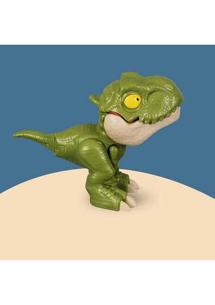 Parmak Dinozor Oyuncak Modeli Zor Isırma El Pratik Şaka Yaratıcı Yenilik Yeşil (Yurt Dışından)