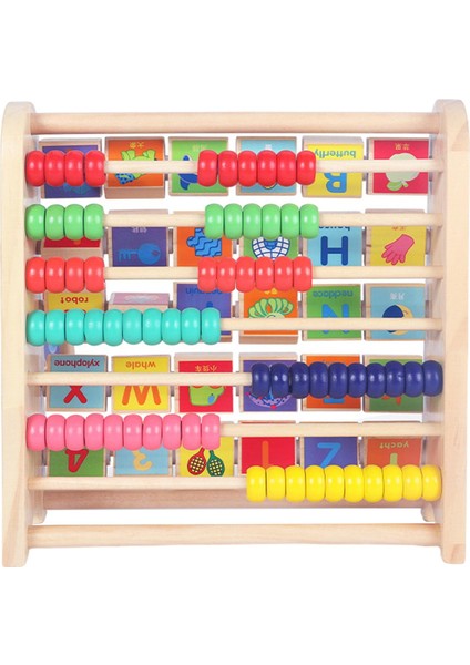 Ahşap Abaküs Sayma Numarası Eğitim Bebek Hediyeleri Flap Hesaplama Için (Yurt Dışından)