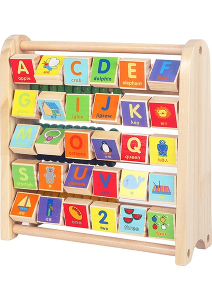 Ahşap Abaküs Sayma Numarası Eğitim Bebek Hediyeleri Flap Hesaplama Için (Yurt Dışından) fiyatları