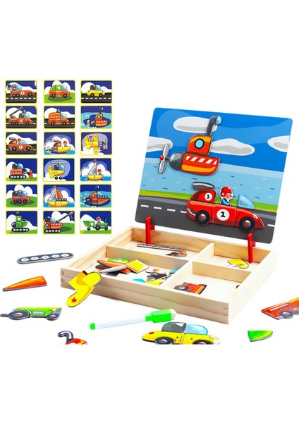 Manyetik Çizim Kurulu Eğitim Oyuncaklar 3D Bulmaca Hediyeler Cadılar Bayramı Noel Taşımacılığı (Yurt Dışından)