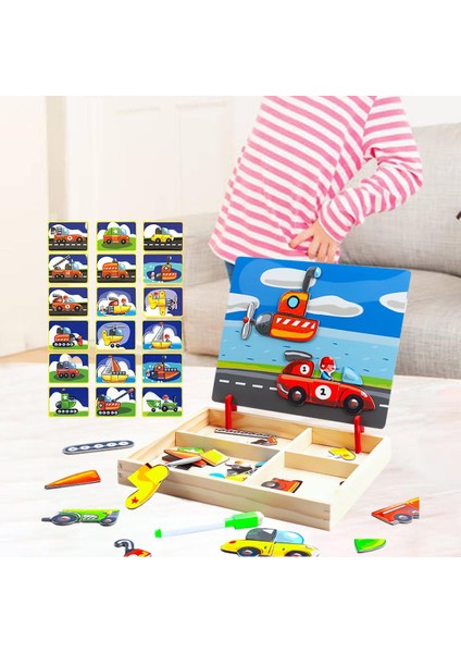 Manyetik Çizim Kurulu Eğitim Oyuncaklar 3D Bulmaca Hediyeler Cadılar Bayramı Noel Taşımacılığı (Yurt Dışından)