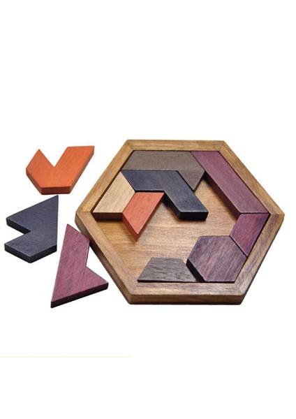 11 Adet Sihirli Ahşap Bulmaca Tangram Beyin Teaser Çocuk Eğitici Oyun Oyuncak Hediye (Yurt Dışından)