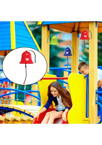 Oyuncaklar Çan Bahçesi Asılı Çan Salıncak Seti Plastik Playset Backdyard 3+ Kırmızı (Yurt Dışından)