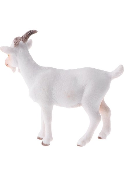 Yabani / Çiftlik Hayvan Modelleri Oyuncak Simülasyon Beyaz Keçi Hayvanlar Action Figure Model (Yurt Dışından)