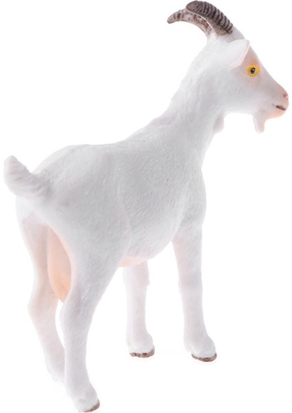 Yabani / Çiftlik Hayvan Modelleri Oyuncak Simülasyon Beyaz Keçi Hayvanlar Action Figure Model (Yurt Dışından)
