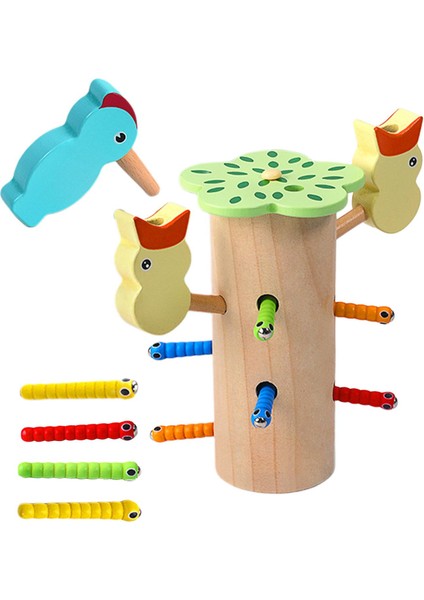 Ahşap Manyetik Ağaçkakan Oyunu Toddler Tatil Hediyeleri Için Ince Motor Becerileri (Yurt Dışından) fırsatları