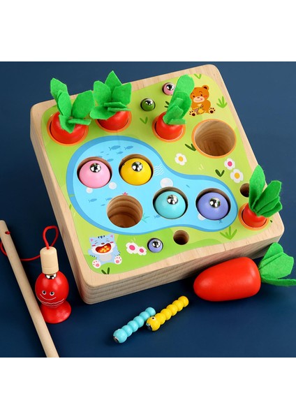 Ahşap Montessori Oyuncak Havuç Hasat Balıkçılık Oyunu Bebekler Için Oyuncaklar Sıralama (Yurt Dışından) fiyatları