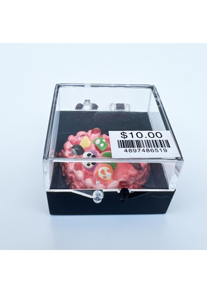 1: 12TH Dollhouse Tatlı Oyun Gıda Ekmek Kek Hamburger Süslemeleri Kutusu Pembe Pasta ile (Yurt Dışından)