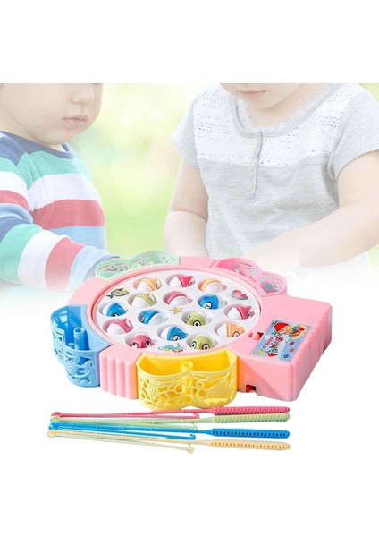 Dönen Tahta El-Göz Koordinasyonu Ile Manyetik Balıkçılık Oyunu Ebeveyn-Çocuk Pembe (Yurt Dışından) fırsatları
