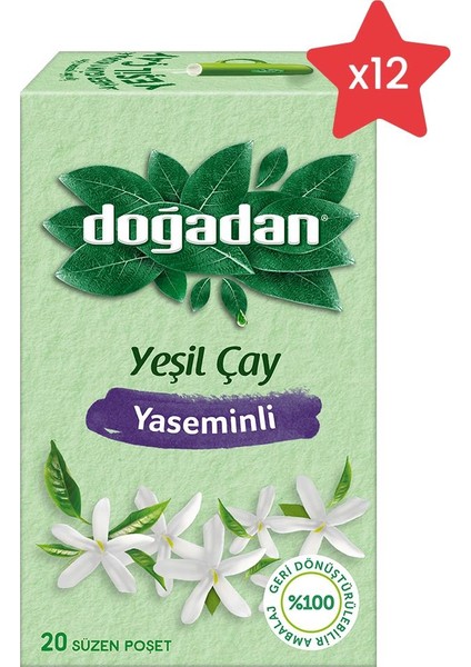 Yeşil Çay Yaseminli x 12