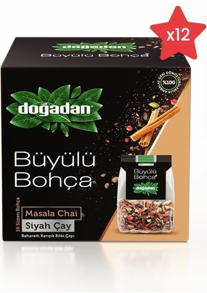 Büyülü Bohça Masala Chai x 12