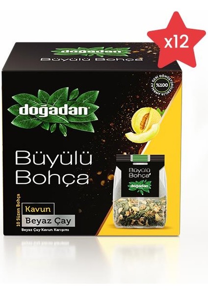 Büyülü Bohça Beyaz Çay Kavun x 12