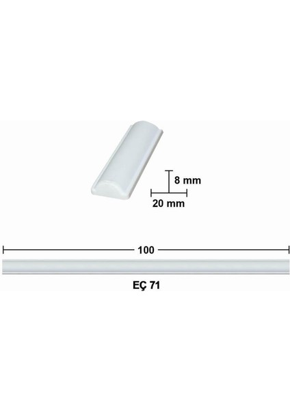 Bükülebilir Esnek Çıta 100CM Eç-71