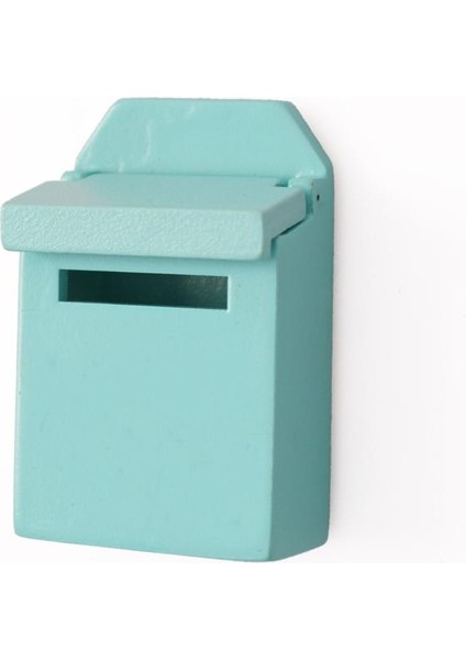1/12 Ahşap Mintmailbox Çıkartması Dollhouse Minyatür Fairygarden Dekor Yeşil (Yurt Dışından) fırsatları
