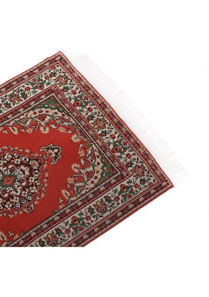 Minyatürler Dollhouse Kırmızı Şekil Halı Kilim Mobilya Bebek Evi Dekorasyon (Yurt Dışından) modelleri