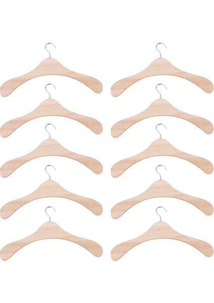 10 Parça 15 cm Ahşap Elbise Askıları Bjd Amca Bebekler Için Metal Kanca (Yurt Dışından) indirimleri