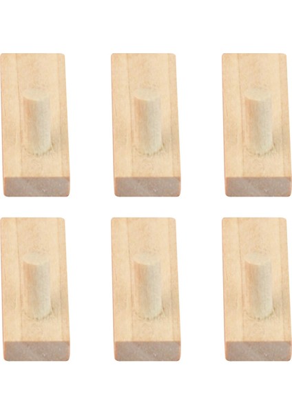 6 / Set Minyatür Duvar Kanca Elbise Askı Ceket Kazıklar Için 1:12 Bebek Evi Dekor Kanca Peg (Yurt Dışından) modelleri