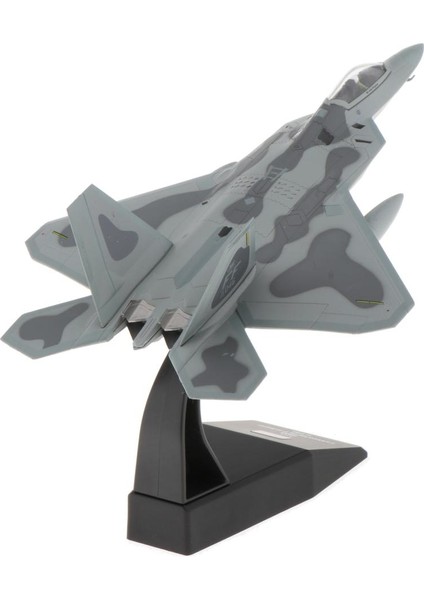 1 / 100TH Diecast Alaşımlı Amerikan F-22 Avcı Raptor Uçak Modeli W / Standı (Yurt Dışından)