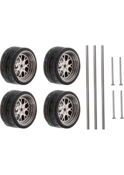 Rc 1/64 Araba Çocuk Oyuncakları Için Araba Kauçuk Tekerlek / 3 Akslar 5 End Caps A1 (Yurt Dışından)