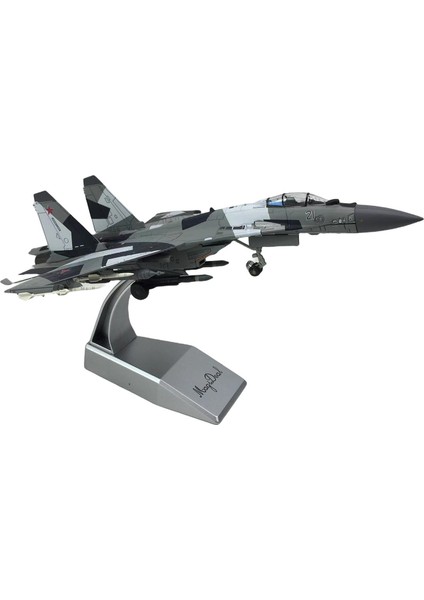 1/100 Ölçekli Rus Su-35 Avcı Diecast Modeli Raf Dekoru Süsler Için (Yurt Dışından)