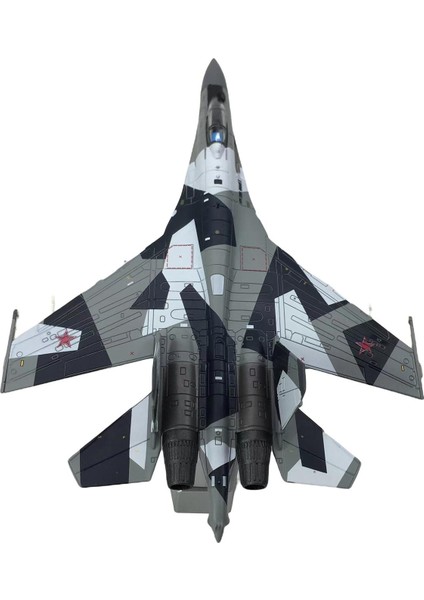 1/100 Ölçekli Rus Su-35 Avcı Diecast Modeli Raf Dekoru Süsler Için (Yurt Dışından)