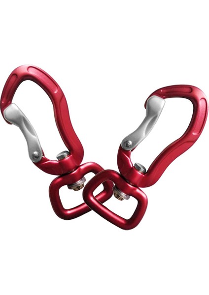 Carabiner Anahtarlık Carabiner Kanca Camping 71MM 71MM Kırmızı Kare Göz Için 400 kg (Yurt Dışından)