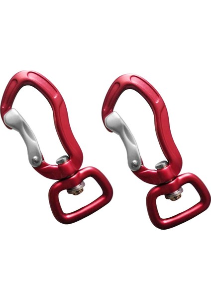 Carabiner Anahtarlık Carabiner Kanca Camping 71MM 71MM Kırmızı Kare Göz Için 400 kg (Yurt Dışından)