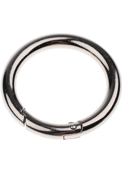 5x Yuvarlak Push Kapısı Yapış Açık Kanca Bahar Yüzük Anahtar Karabina Kamp 44MM (Yurt Dışından)