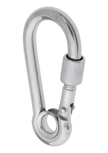 2x Paslanmaz Çelik Güvenlik Carabiner Bahar Crogpate Kamp Hamak Için 6X60MM Için (Yurt Dışından)
