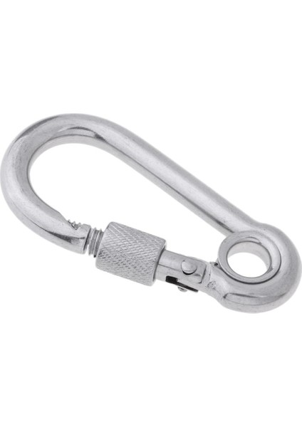 2x Paslanmaz Çelik Güvenlik Carabiner Bahar Crogpate Kamp Hamak Için 6X60MM Için (Yurt Dışından)